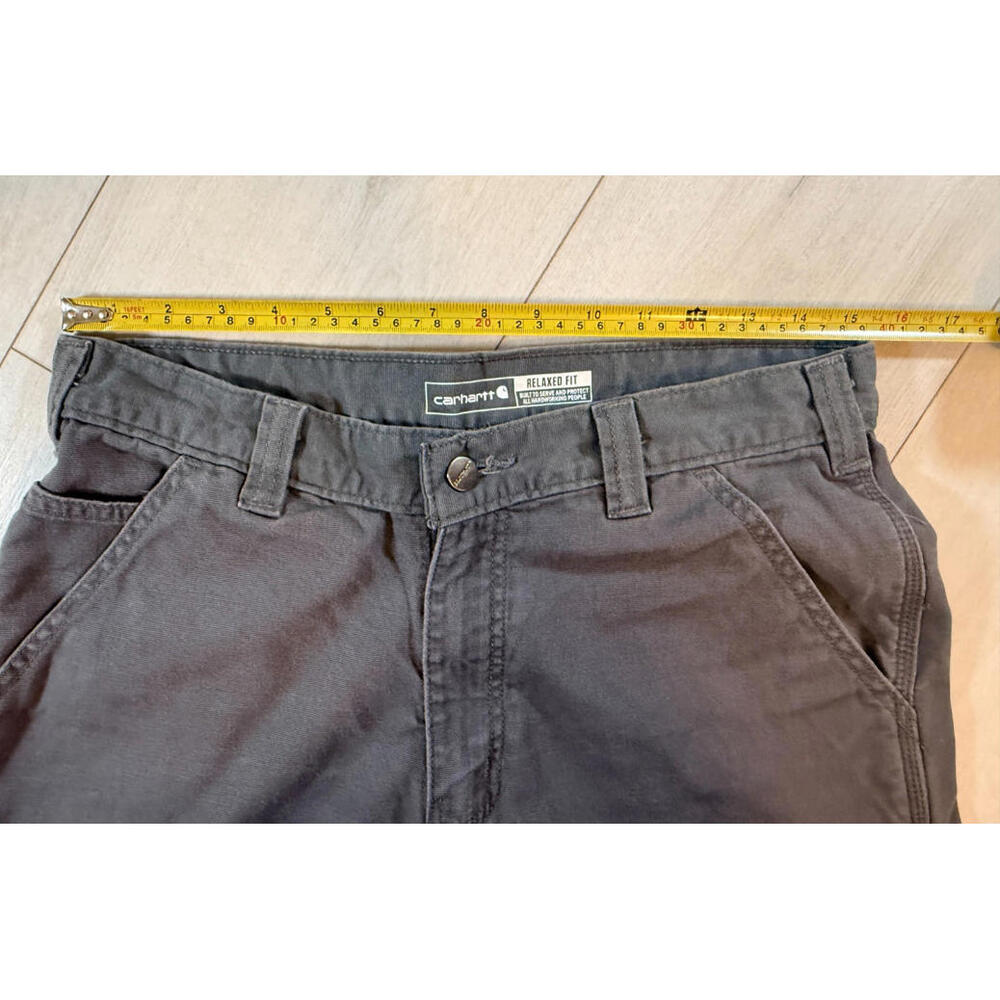 Carhartt Relaxed Fit Rugged Flex Rigby Gray Mens Shorts Size 32 - Picture 10 of 13